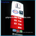 Customized Large outdoor LED pylon gas station price signs